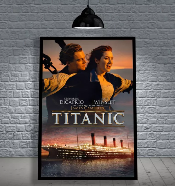 The Titanic 1997 Framed Movie Poster Print Cinema A1 & 60X40Cm