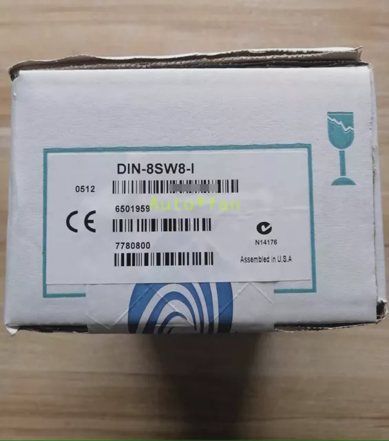 DIN-8SW8-I, 8-way relay module