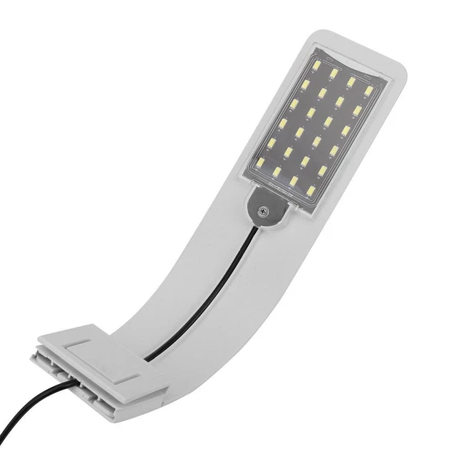10W LED Super Slim Waterproof Aquarium Light Fish Tank Plant Grow Clip-on Lamp