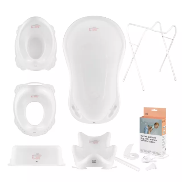 Hylat Baby Badewanne mit Gestell und Abfluss - TÜV Rheinland - Lite-Kollektion