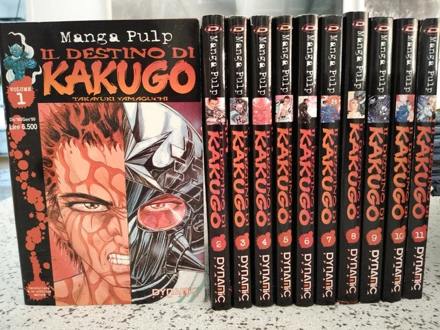 IL DESTINO DI KakugoDynamicManga Pulp Anno 2003vol.1,2,3,4,5,6,7,8
