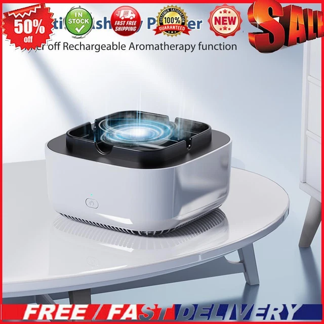 Electronic Air Purifier Ash Tray USB Charging Anti-smoke Ashtray Freshener