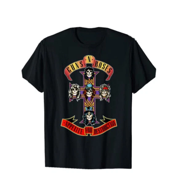 T-Shirt # Xxxl Unisex Black # Appetite For Destruction: Guns N Roses
