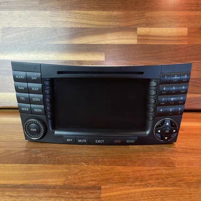 03-08 Mercedes W211 870 48 89 E500 Head Unit Nav Radio CD OEM/ #BE 7040  *AS IS*