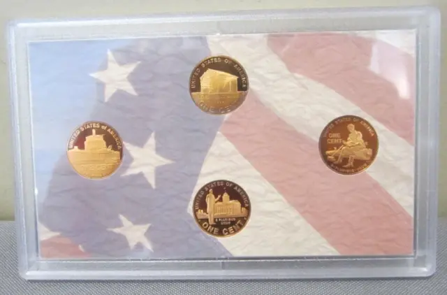 2009 S Lincoln Cent Proof Set 4 Coin Bicentennial No Box or COA US Mint