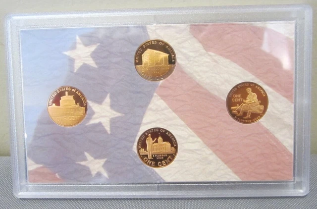 2009 S Lincoln Cent Proof Set 4 Coin Bicentennial No Box or COA US Mint