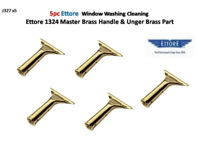 5pc Ettore 1324 Master Brass Handle & Unger Brass Part - New