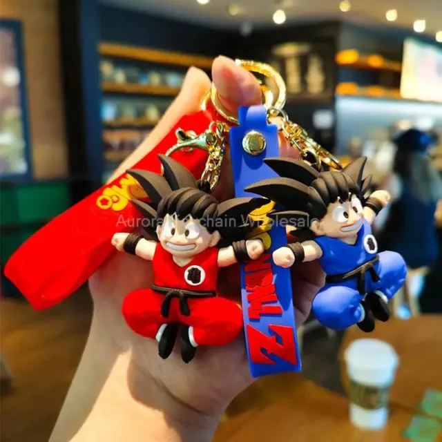 Anime Dragon Ball Keychain Super Goku Series Car Pendant Keyring Kids Toys Gifts
