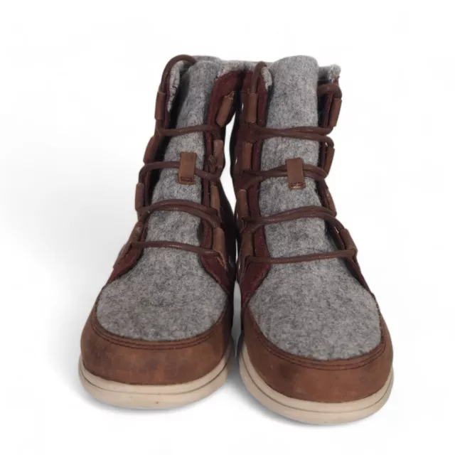 SOREL EXPLORER JOAN Redwood Waterproof Winter Boots NL3423-628 Women's ...