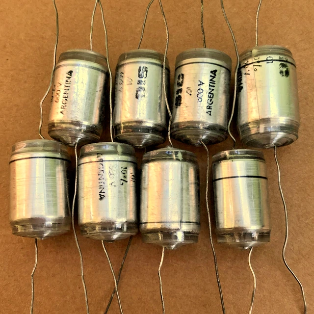 1 Condensateur NATIONAL MATSUSHITA Mylar NOS 68nF - 1000V - 0.068uF - 68000pF