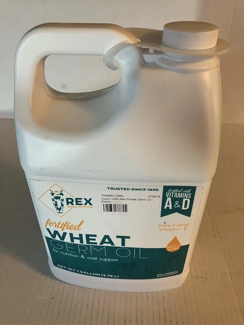Viobin REX (Animal) Fortified Wheat Germ Oil Supplement 1 Gallon - BEST BY 06/23