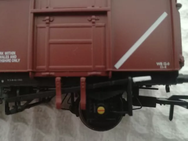 Single Accurascale OO Gauge BR 21T MDV Mineral Wagon Pre-TOPS Bauxite. FREE P&P