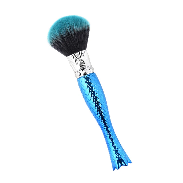 Plastic Handle Nylon Bristles Makeup Brush Cosmetics Powder Blush Brush for