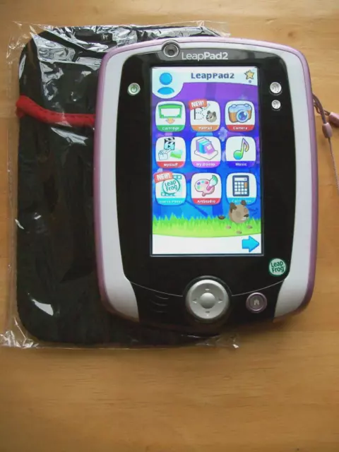 Leapfrog Leappad 2 Pink With 18 Apps & Brand New Pouch