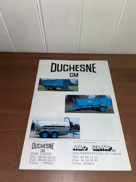 Prospectus Tracteur Nahrenheim – Wagon Train à Chevaux Hambourg – Brochure 49