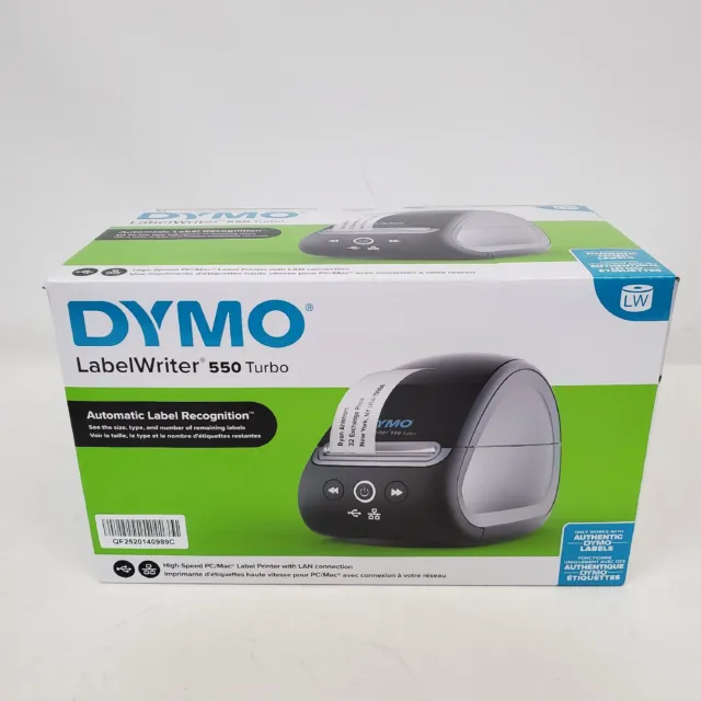 Dymo LabelWriter 550 Turbo High-Speed Direct Thermal Label Printer 2112553