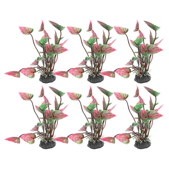 6pcs Aquarium Künstlicher Panzer für Aquarium dekorative künstliche