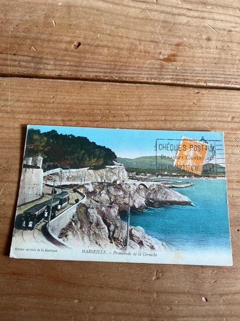 Carte Postale Ancienne Marseille – Corniche Et Catalans – Temps Orageux
