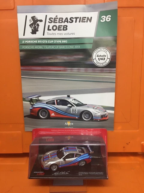 Porsche 911 GT3 RS Miniature 1/43 Minichamps - N°199 Marc Duez Rallye Road Challenge - NEUVE
