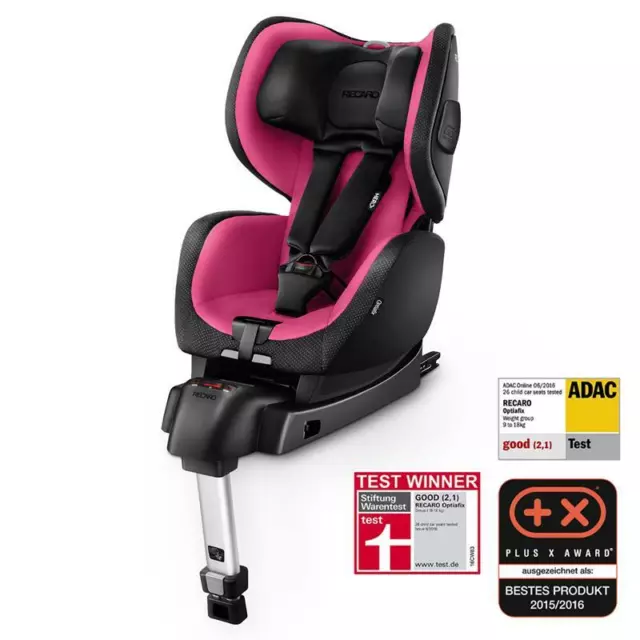 Recaro Kindersitz Optiafix Autokindersitz Autositz Kinderautositz Isofix Pink