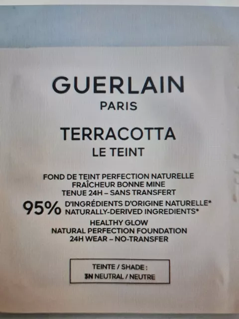 GUERLAIN TERRACOTTA LE TEINT N.3N NEUTRO 100 ml IN SACHETS DA 1 ml OFFERTA 3X2