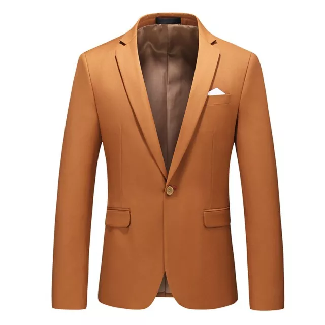 Men Blazer Coats Casual Business Blazer Jacket Fashion Formal Wedding Blazers