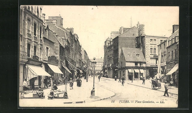 CPA Flers, Place Gambetta