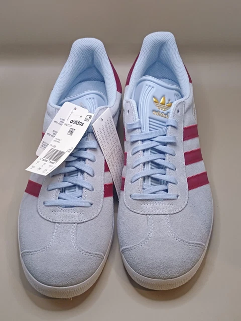 adidas gazelle silver green womens Claret and Blue Adidas Gazelle Custom Trainers
