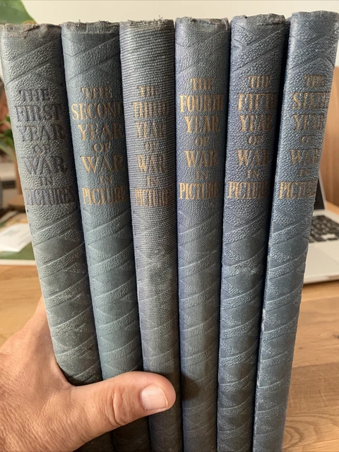 WW2 6 YEARS Of War In Pictures 1939 1945 6 Volumes Dunkirk Churchill 