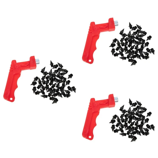 3 Sets Schuh Spike Ersatz Golfplätze Schuh Spike-Set Track Spikes mit Schlüssel