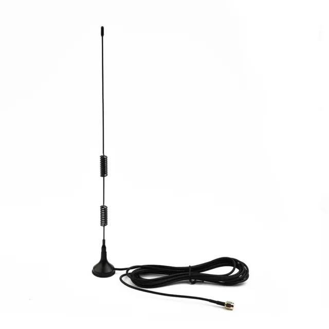 Antenna con piedino magnetico VHF UHF 136 174 MHz 400 470 MHz dual band 7dBi SMA Male