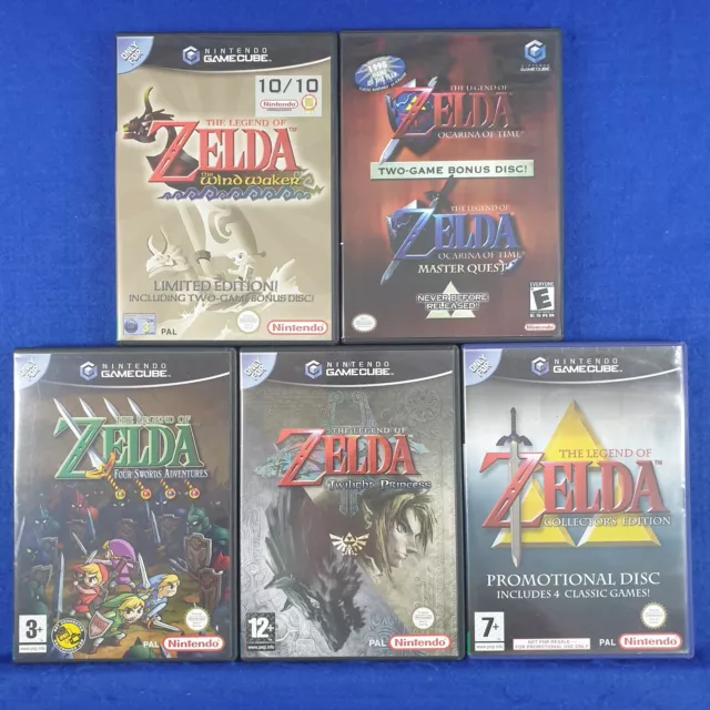 gamecube ZELDA Games PAL Versions - Make Your Selection - The Legend Of Zelda