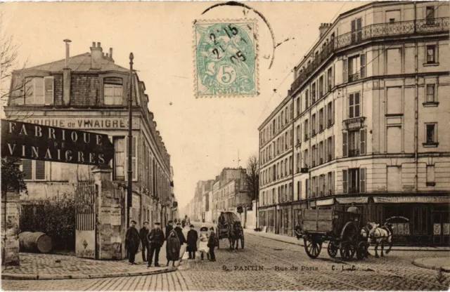 CPA PANTIN Rue de Paris (1353037)