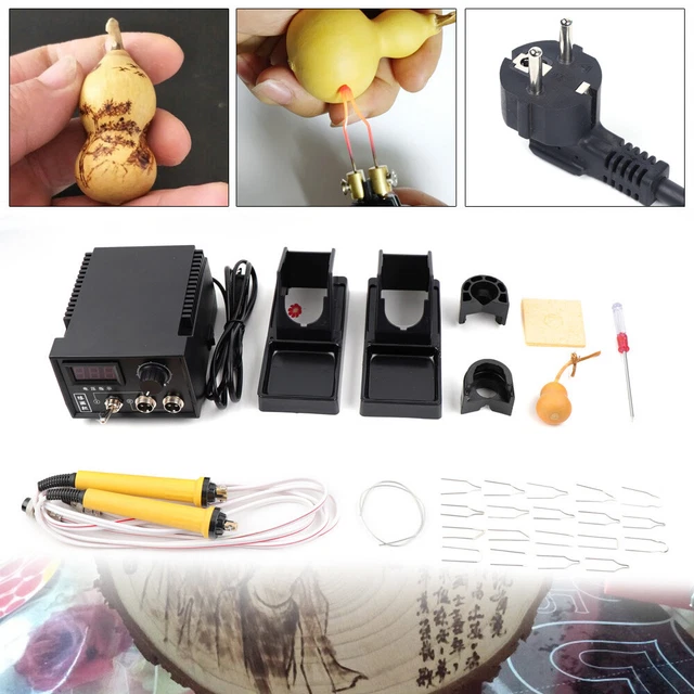 Brandmalstation Brennstation Profi Brennpeter Brandmalkolben Brandmalerei Kit DE