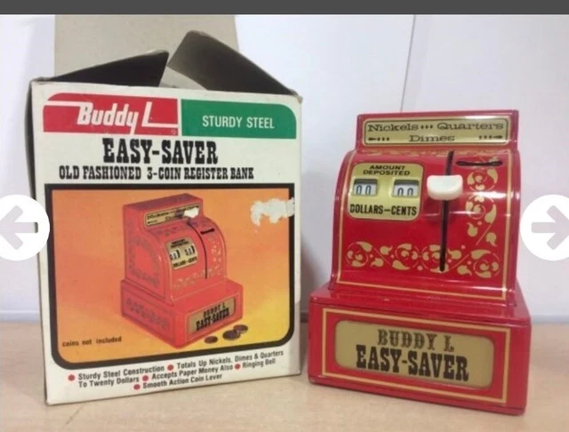 Buddy L Cash Register Bank With Box. As  is