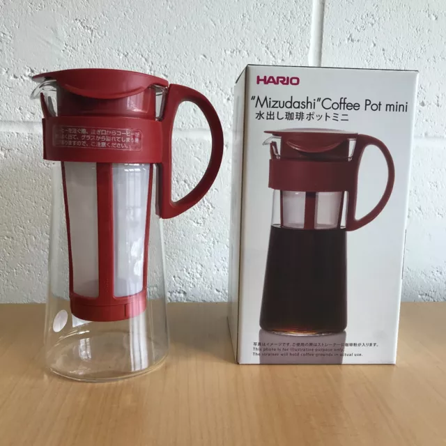 Hario Cold Brew Coffee Maker 600ml Red Pot mini  (MCPN-7R)