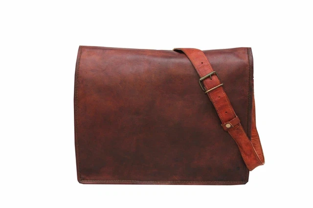 Vintage Véritable Cuir Femmes Sac à Main Messager Neuf Sac Bandoulière Sacoche