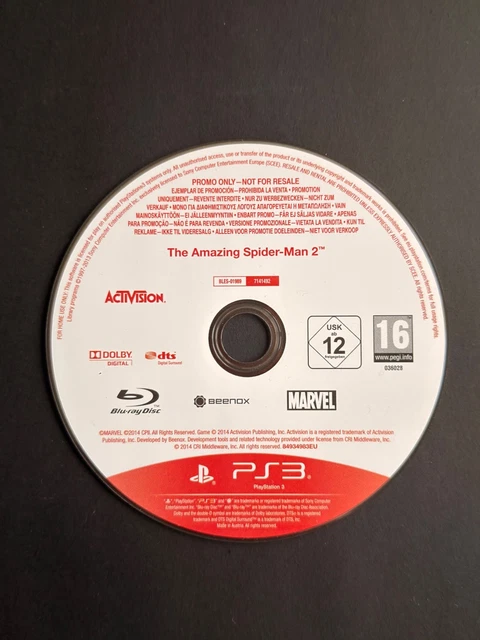 Jeu The Amazing Spider-Man 2 - Sony PS3 - Version PROMO PRESSE