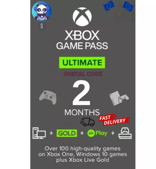 Xbox Game Pass Ultimate 2 Monate + LIVE GOLD PC/Xbox Old/New Acc.[EU/DE ]🎮