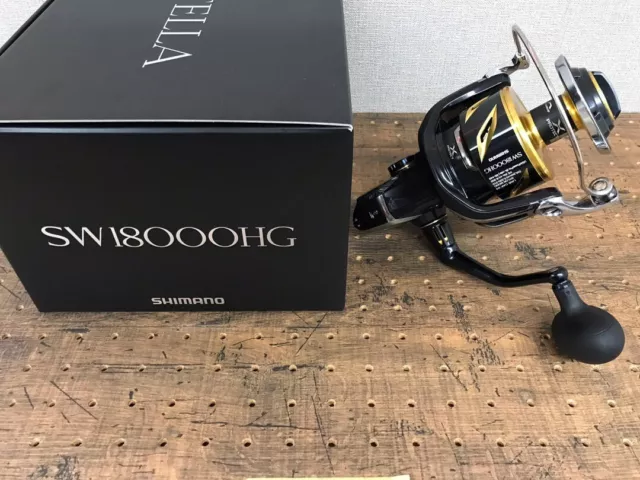 Shimano 20 Stella SW 18000HG Spinning Reel New in Box from Japan