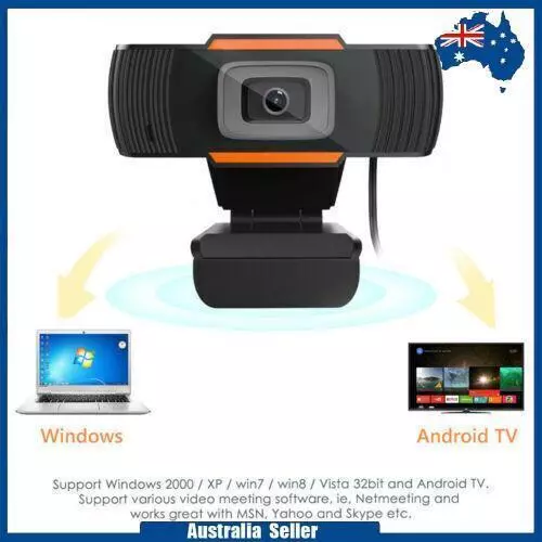 Full HD Webcam Camera Auto Focus USB2.0 Web Cam Mic for PC Computer Laptop