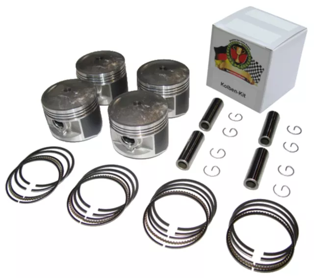 Kawasaki Z1000 A/H/ST/MK2/Z1R Kolben Kit - Übermaß os +1.25 / Kolbenringe Piston