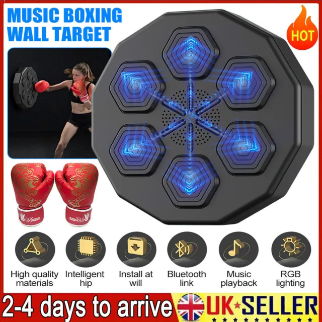 Boxing Training Target Wall Mount Bluetooth Music Indoor React Exercise Machine