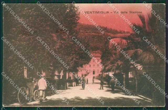 Imperia Ventimiglia PIEGA cartolina KV5614