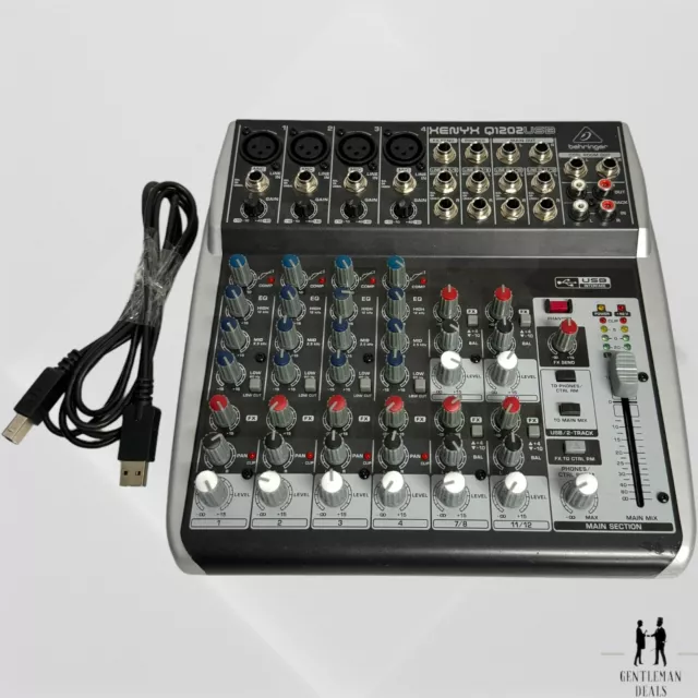 BEHRINGER XENYX Q1202USB Premium 12Input 2 Bus Mixer NO Power Supply