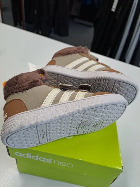 ADIDAS HOOPS ANIMAL Kinderschuh halbhoch gef ttert mit