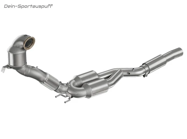 HJS Acciaio Ø76mm Frontpipe Con Catalizzatore E Opf Skoda Superb 2.0l 4x4 Typ 3V