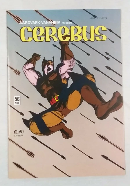 Cerebus The Aardvark #56 Vf-Nm 1983 Signed Dave Sim!!! Wolveroach