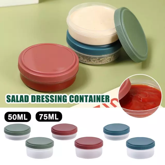 Salad Dressing Cup Ketchup Seasoning Container Sauce Box Mini Bento Dressing Bo[