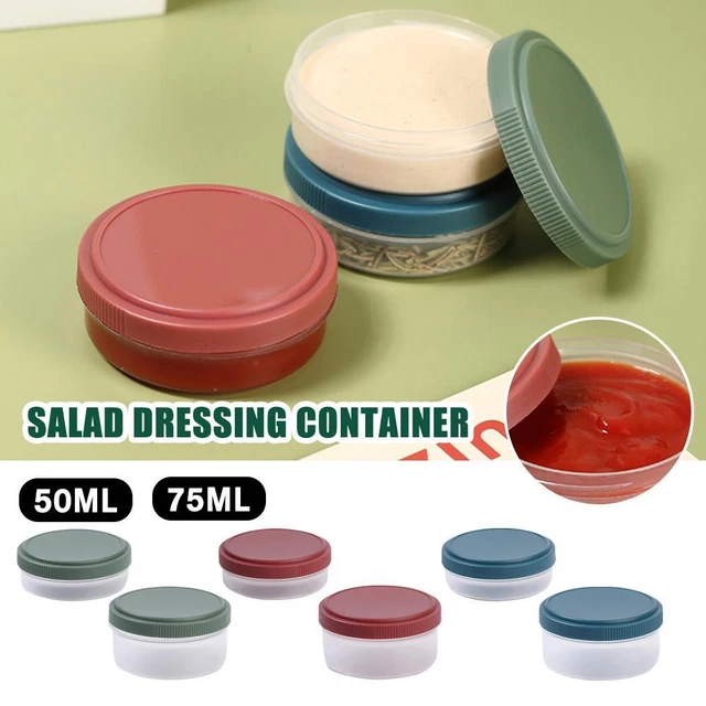 Salad Dressing Cup Ketchup Seasoning Container Sauce Box Mini Bento D Gift